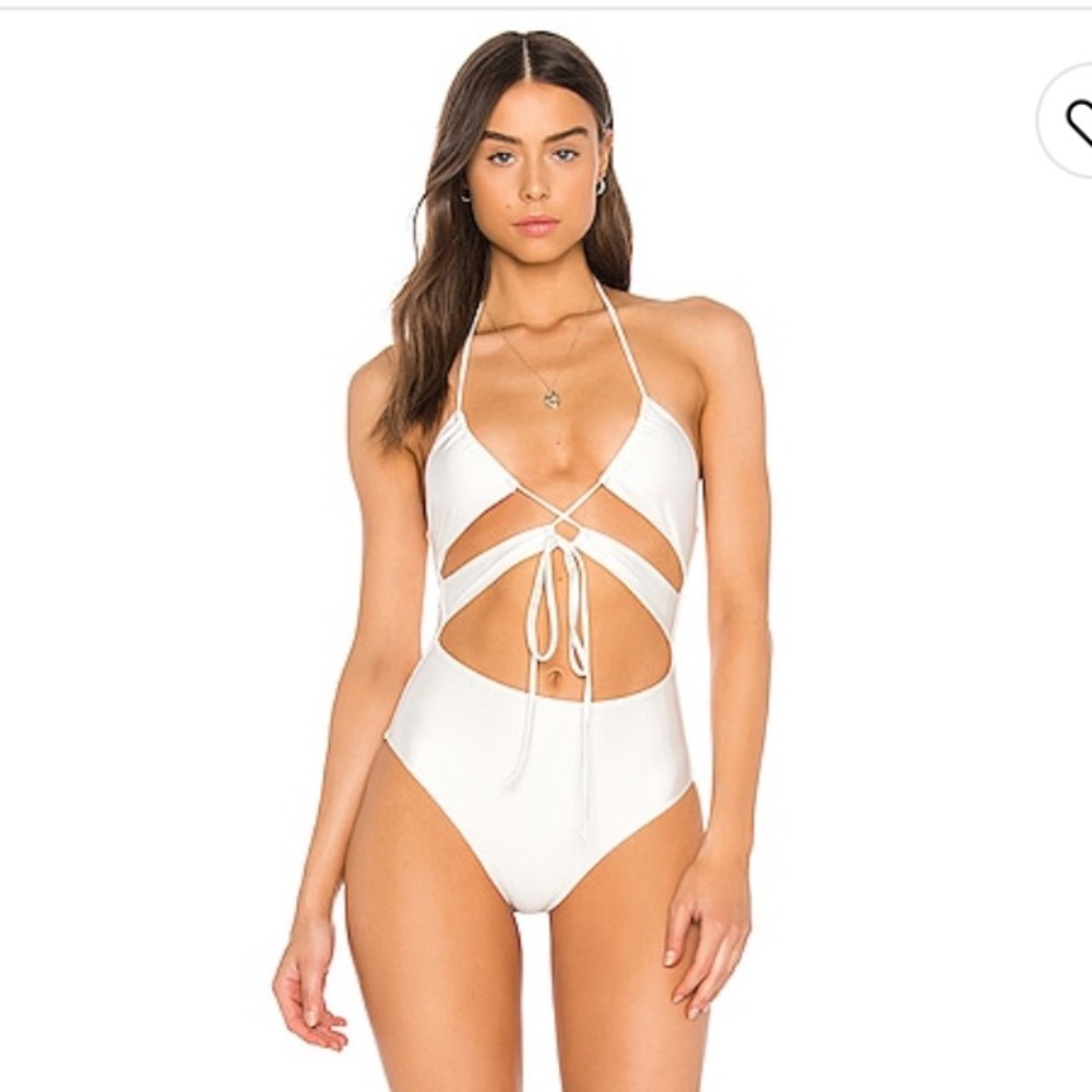 Lovers + Friends one-piece with cutouts
